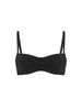 Underwired bandeau bikini top - Black