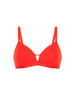 Underwired bikini triangle - Pomegranate