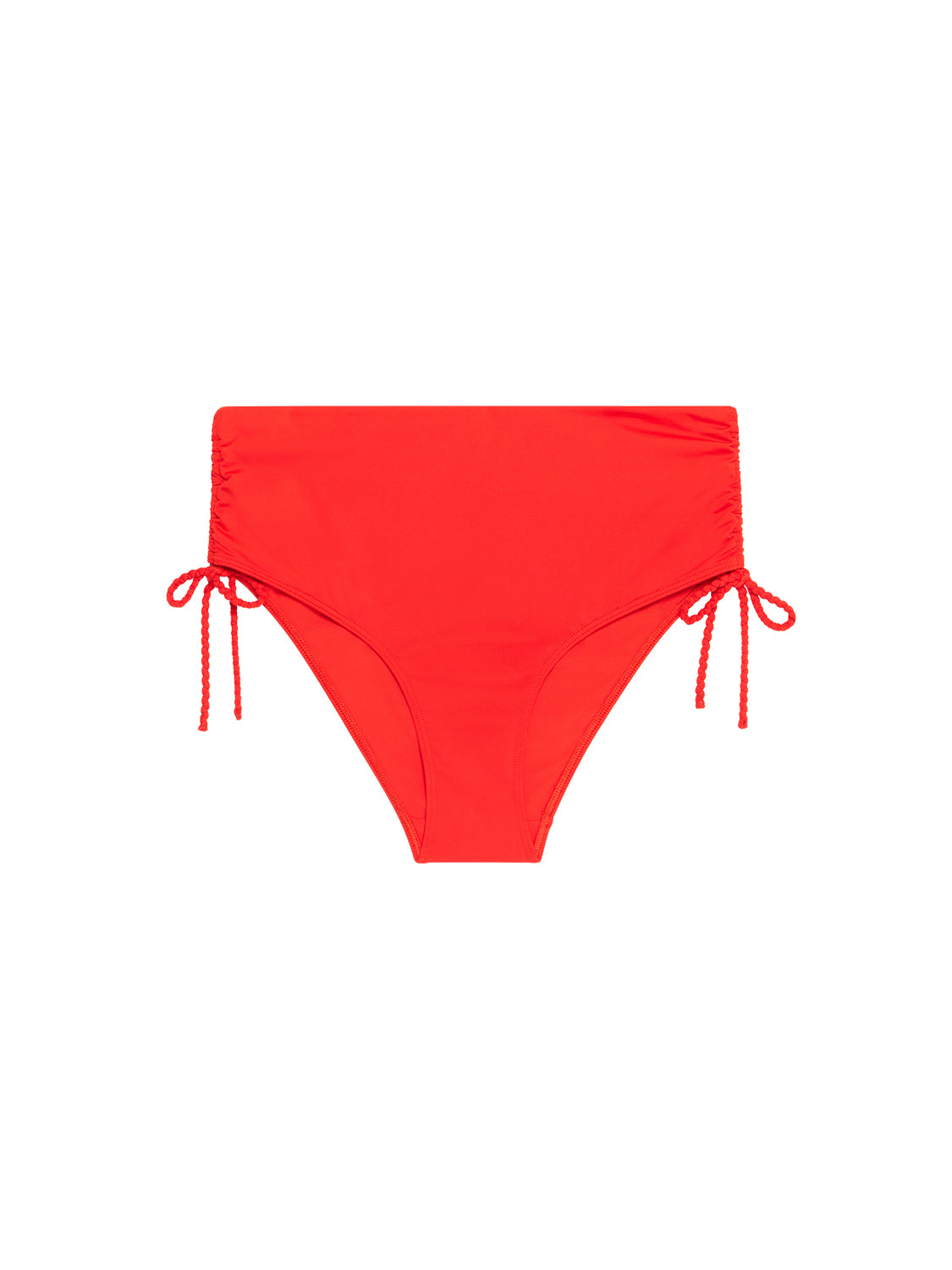 High-waist bikini brief - Pomegranate