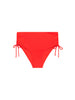 High-waist bikini brief - Pomegranate
