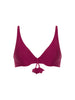 Push-up bikini top - Cranberry