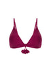 Wireless bikini triangle - Cranberry
