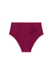 High-waist bikini brief - Cranberry
