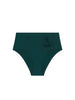 High-waist bikini brief - Tropical Green