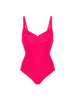 Underwired one-piece swimsuit - Lipstick