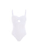 Wireless bandeau one-piece - White