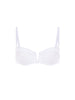 Half cup bra - White
