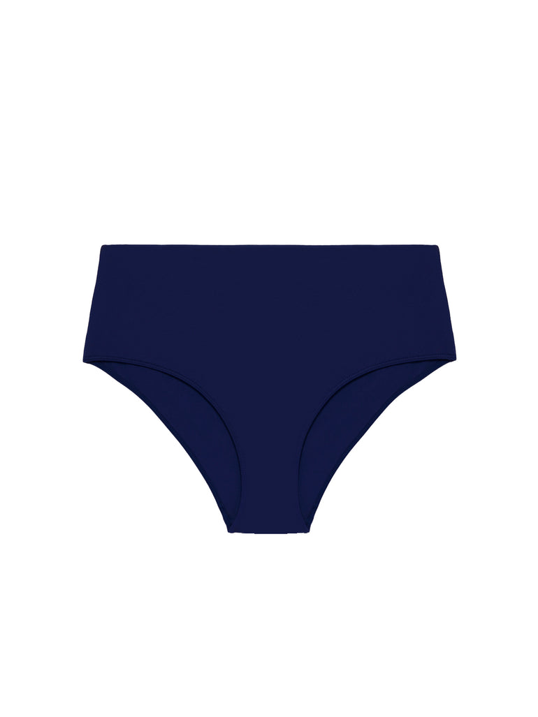 High-waist bikini brief - Navy