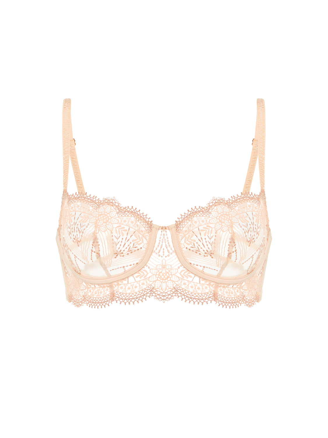 Half cup bra - Chic Beige