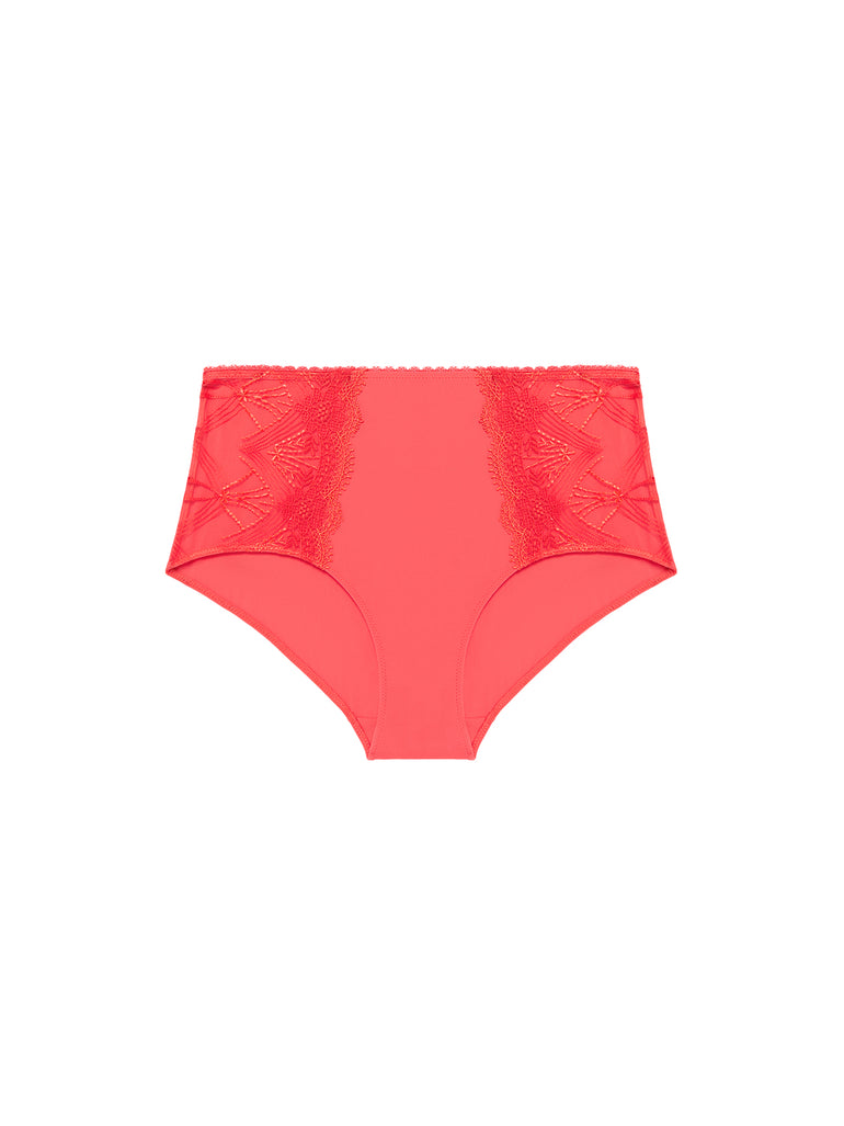 High-waist brief - Coralia Red