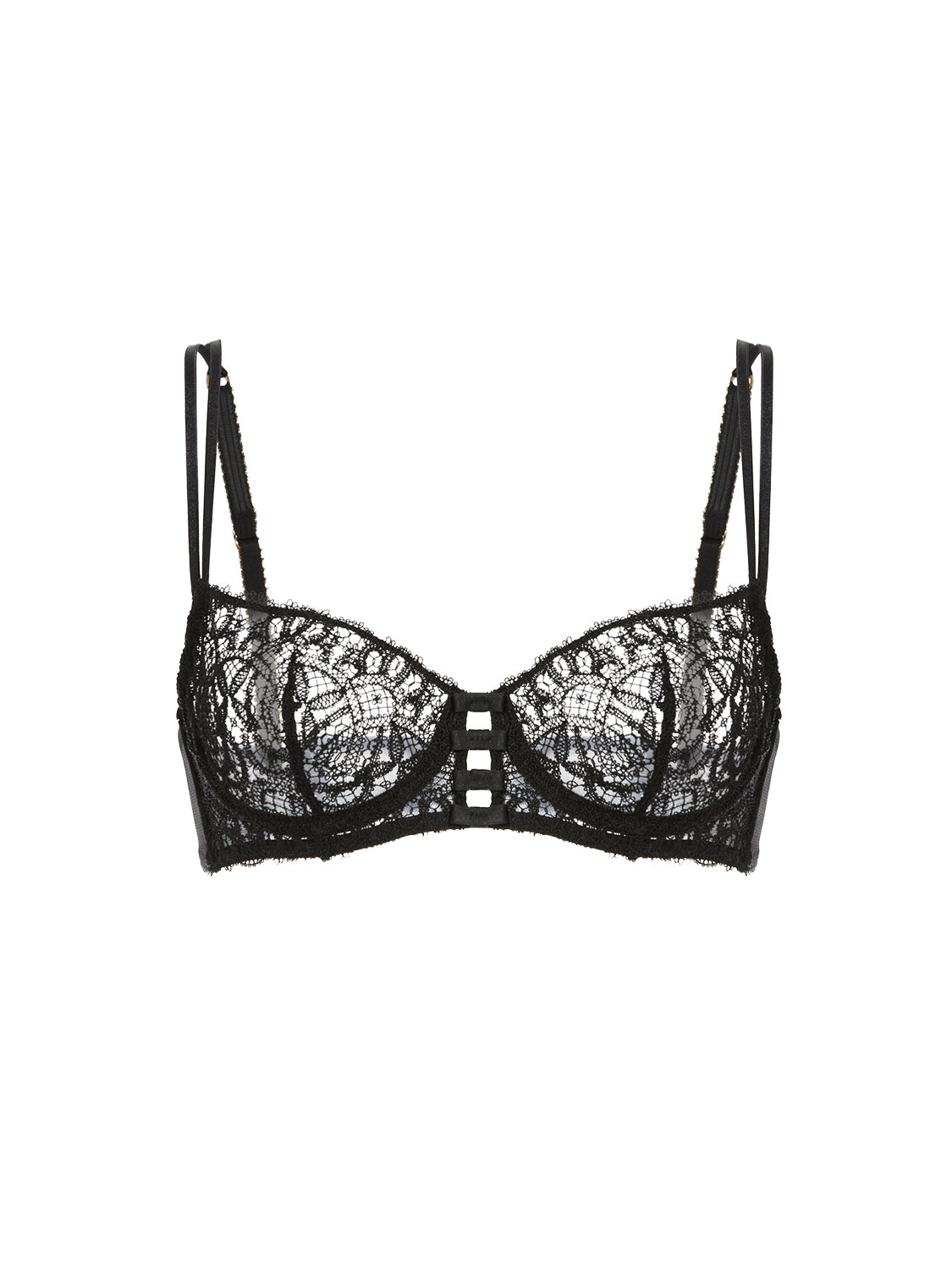 Half cup bra - Black