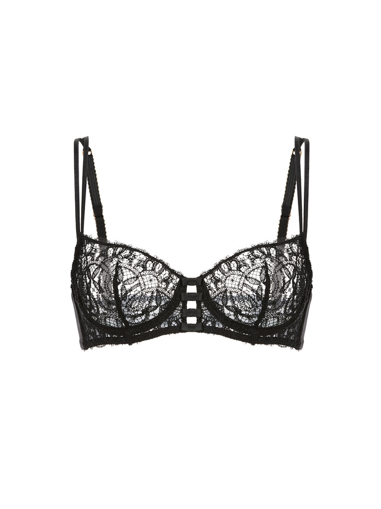 Half cup bra - Black