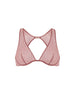 Underwired triangle bra - Mulberry