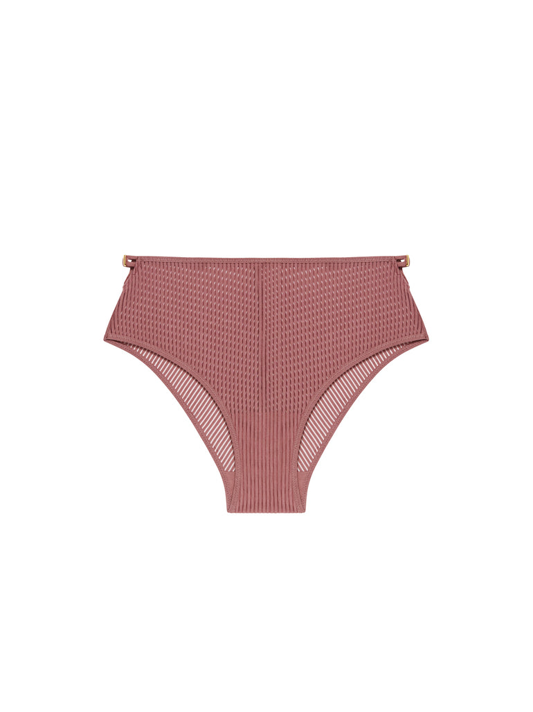 High-waist brief - Mulberry