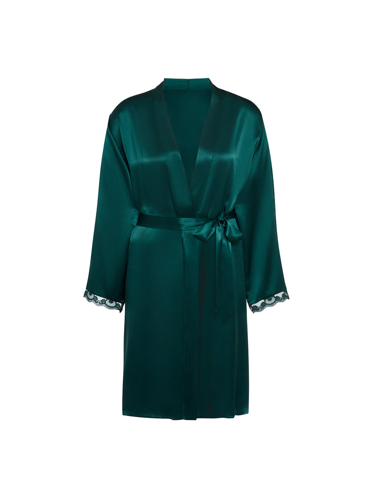 Kimono  - Emerald green