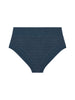 High-waist brief - Petrol blue
