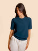 Short sleeves t-shirt - Petrol blue