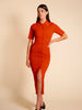 Long dress - Pomegranate