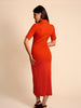 Long dress - Pomegranate