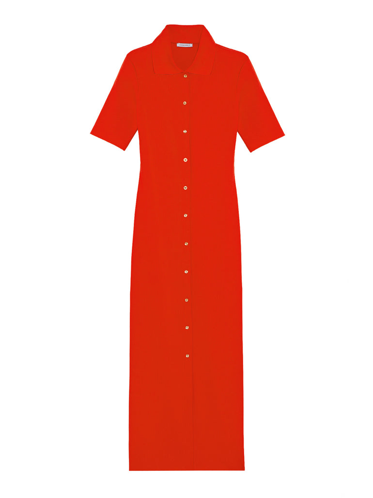 Long dress - Pomegranate