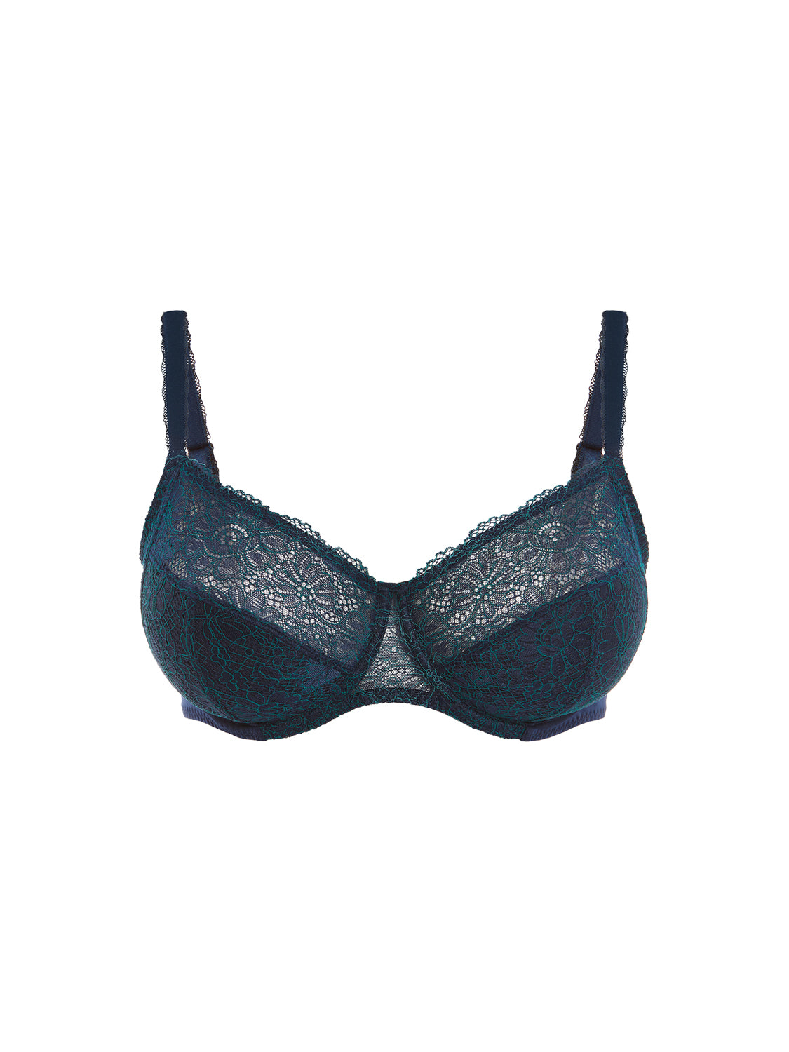 Full cup support bra - Sapphire