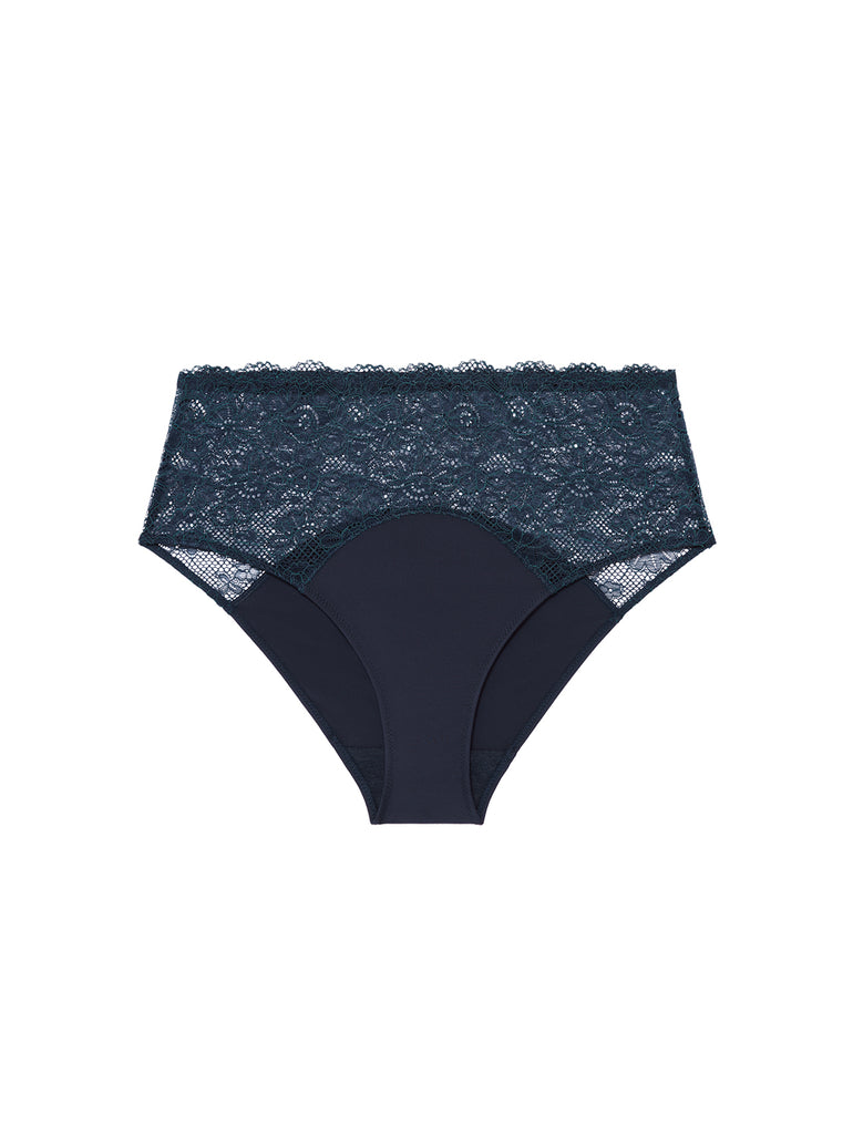 High-waist brief - Sapphire