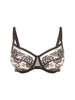 Squared neckline full cup bra - Light Tatoo