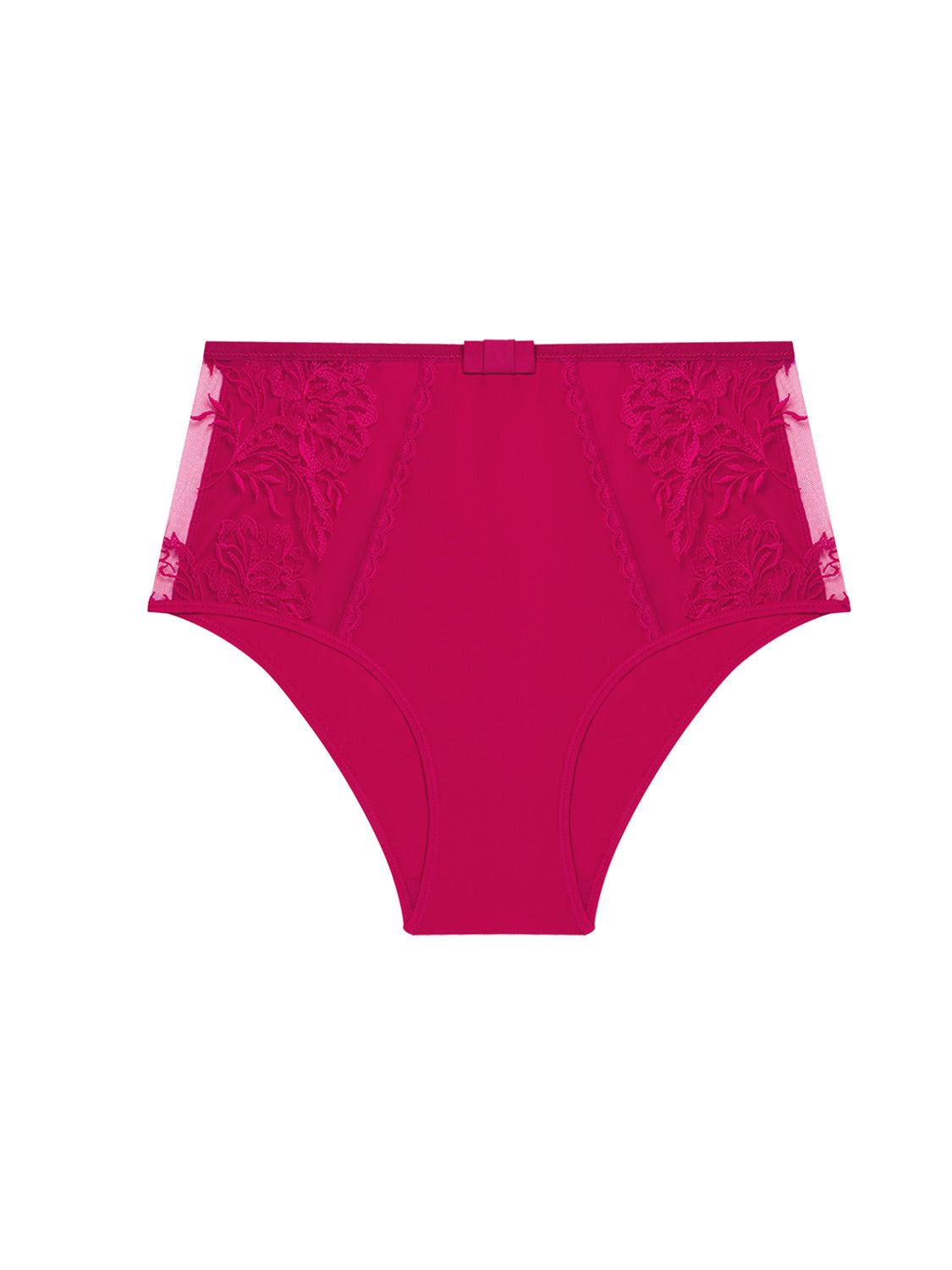 High-waist brief - Cranberry