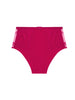 High-waist brief - Cranberry