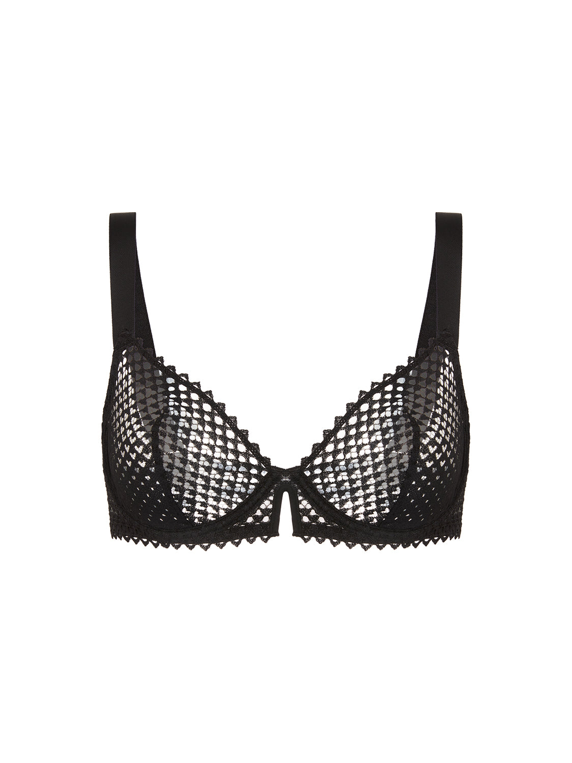 Half cup bra - Black