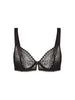 Half cup bra - Black