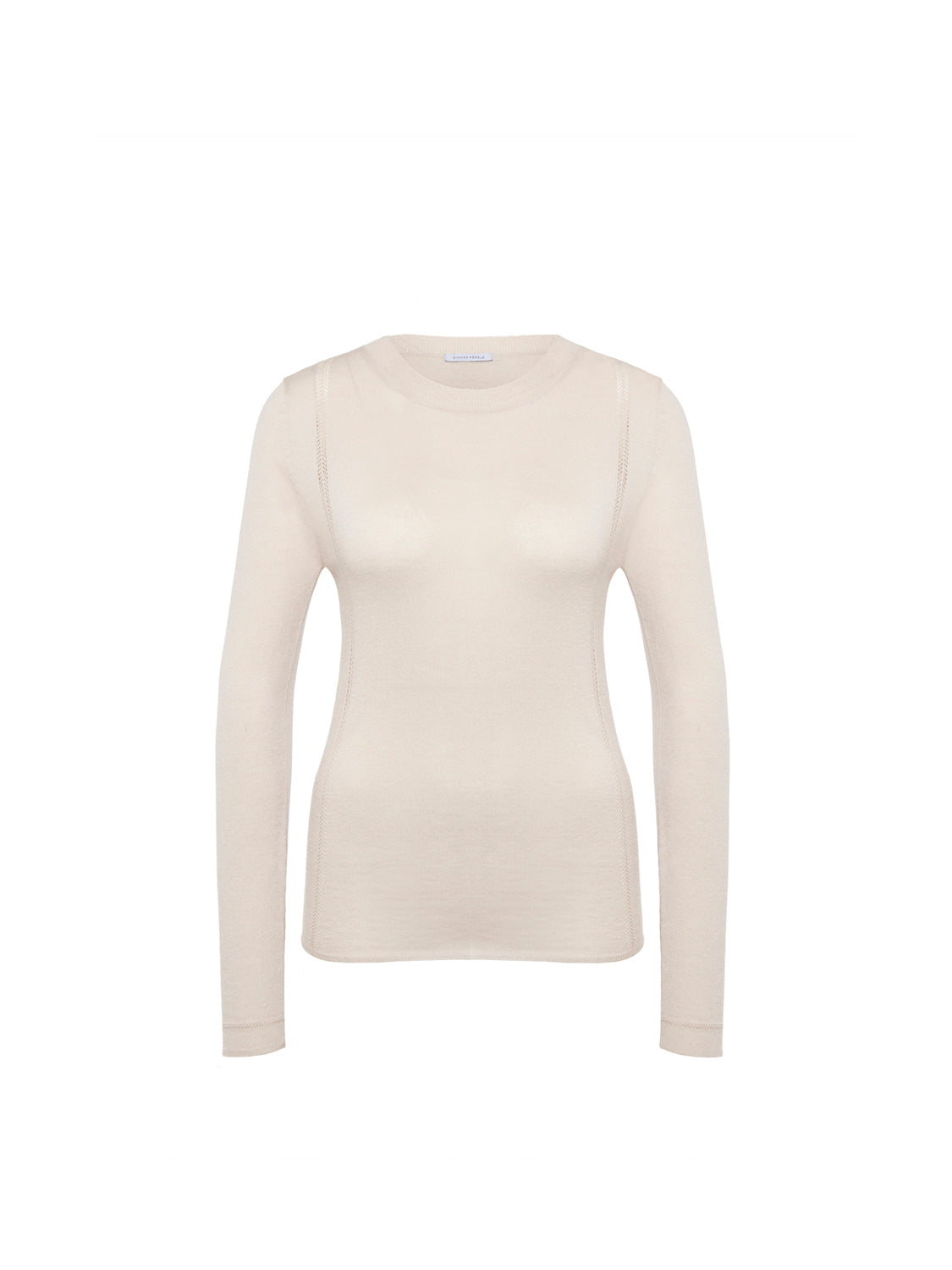 Long Sleeve Top - Mottled beige