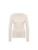 Long Sleeve Top - Mottled beige