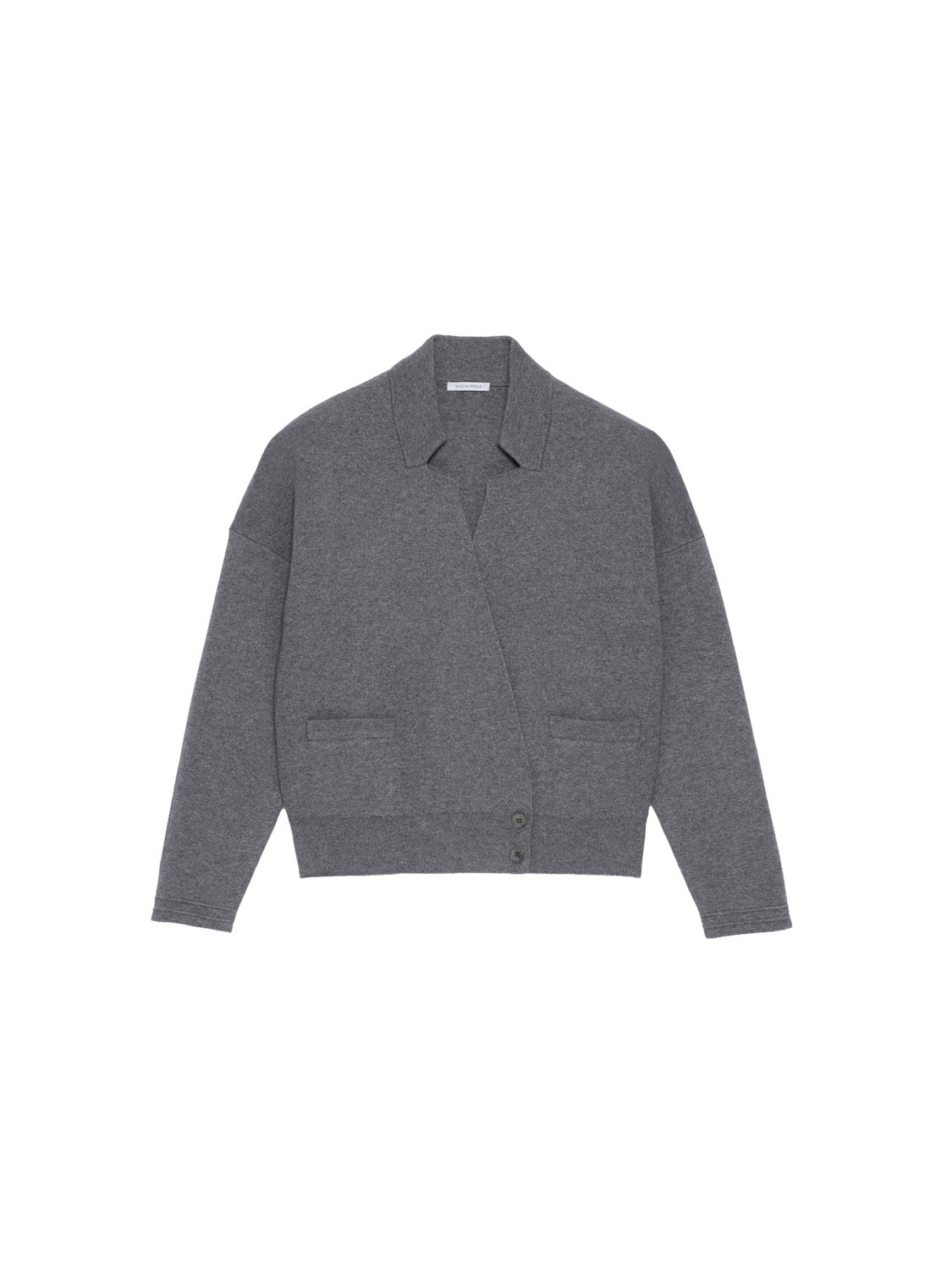 Cardigan - Mottled grey