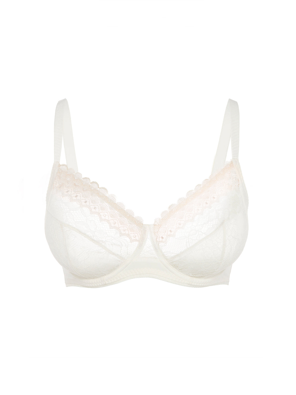 Full cup support bra - Natural