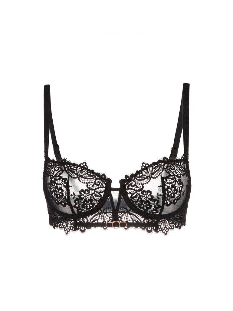 Half cup bra - Black