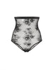High-waist retro brief - Black