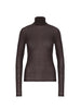 Turtleneck long sleeve top - Granite