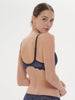 Spacer plunge bra - Ink Blue