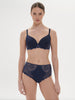 Spacer plunge bra - Ink Blue