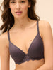Spacer plunge bra - Graphite Grey