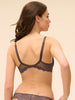 Spacer plunge bra - Graphite Grey