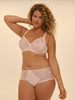 Full cup support bra - Blush