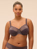 Full cup support bra - Graphite Grey