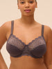 Full cup support bra - Graphite Grey