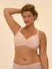 Rigid moulded bra - Blush