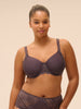Moulded rigid underwired bra - Graphite Grey