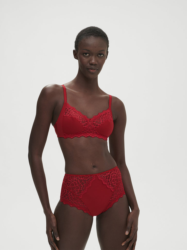 Caresse Retro Brief - Tango Red
