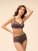 High-waist brief - Graphite Grey