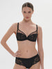 Full cup plunge bra - Black